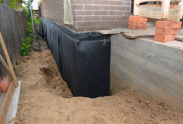 Happy homeowners after waterproofing job in Downers Grove